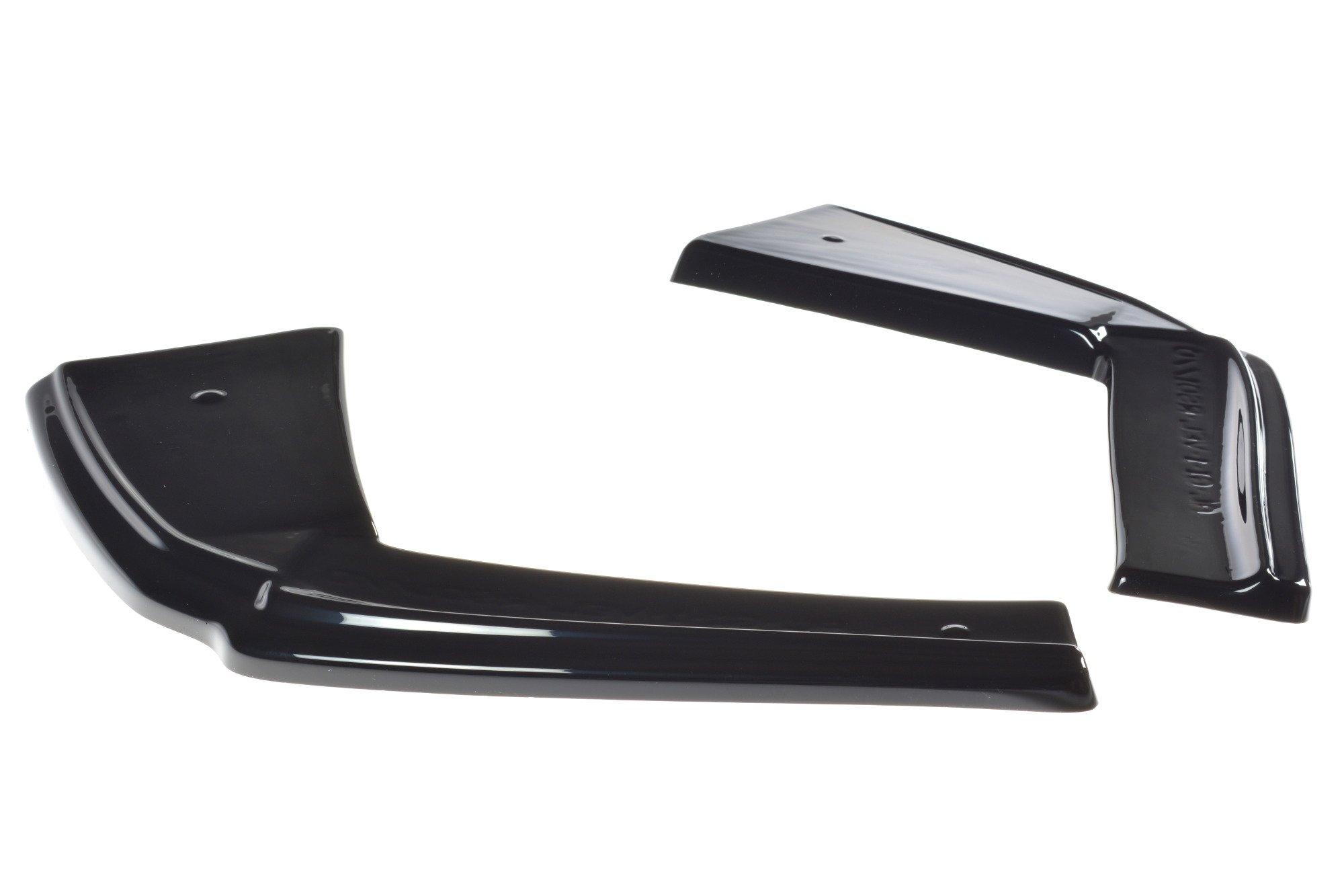 Heck Ansatz Flaps Diffusor für ALFA ROMEO GIULIA VELOCE schwarz Hochglanz