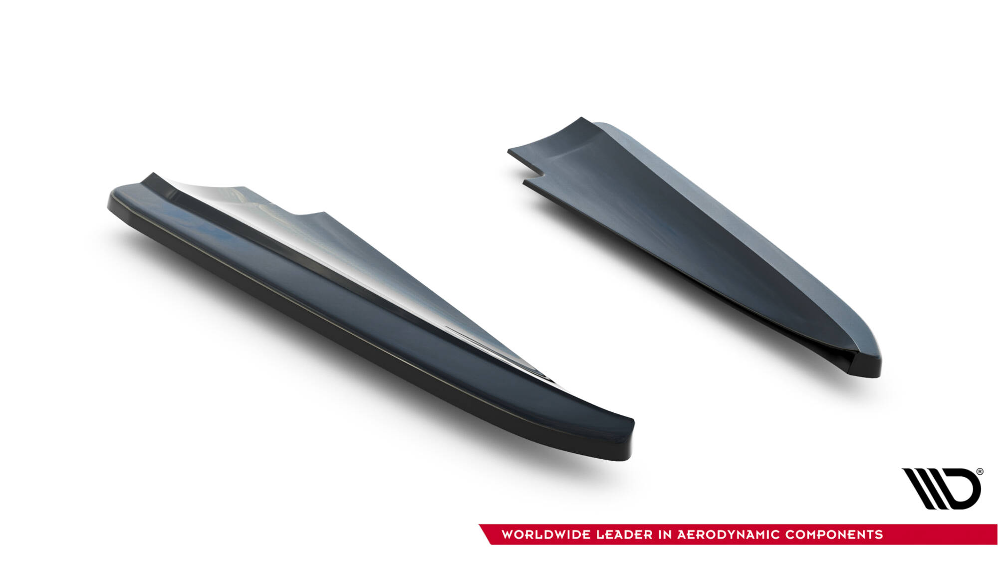 Diffusor Flaps passend für Maserati Quattroporte Mk6 schwarz Hochglanz