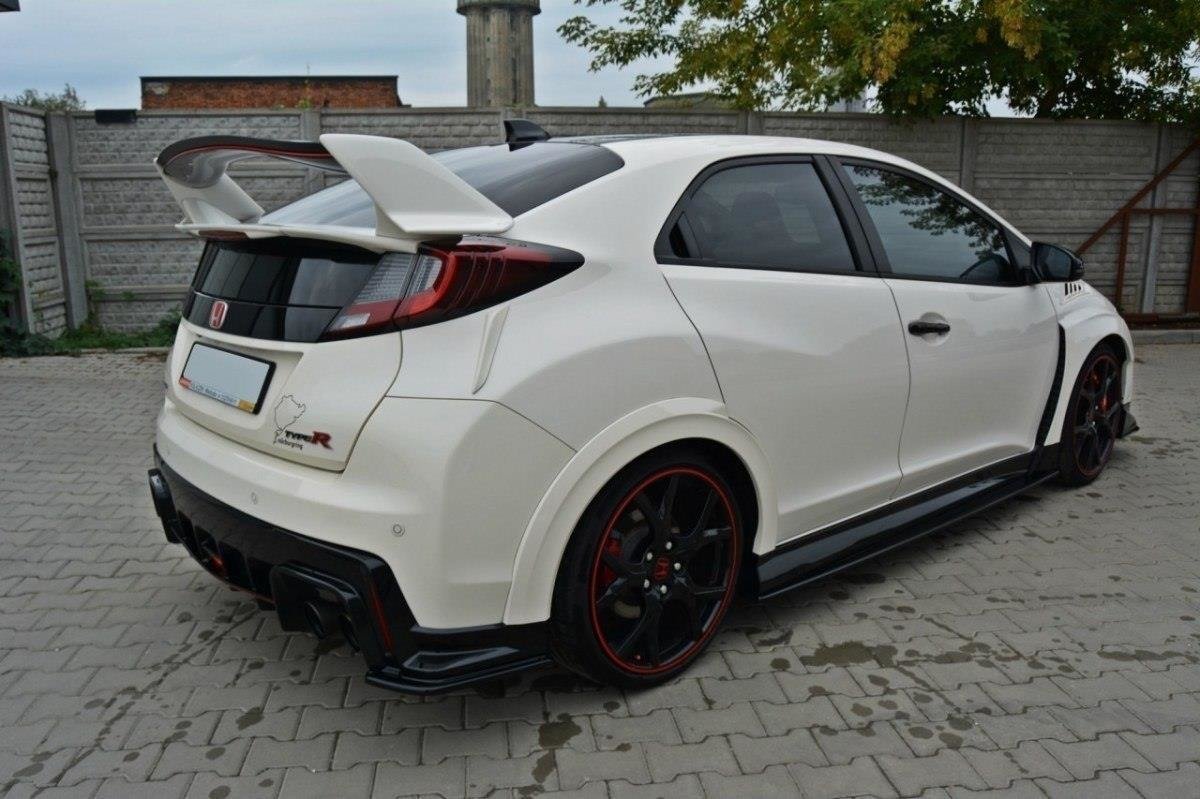Spoiler CAP für n.1 HONDA CIVIC IX TYPE R schwarz Hochglanz