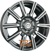 MOTEC WM1-VANTASTIC Grau Poliert Einteilig 17 Zoll