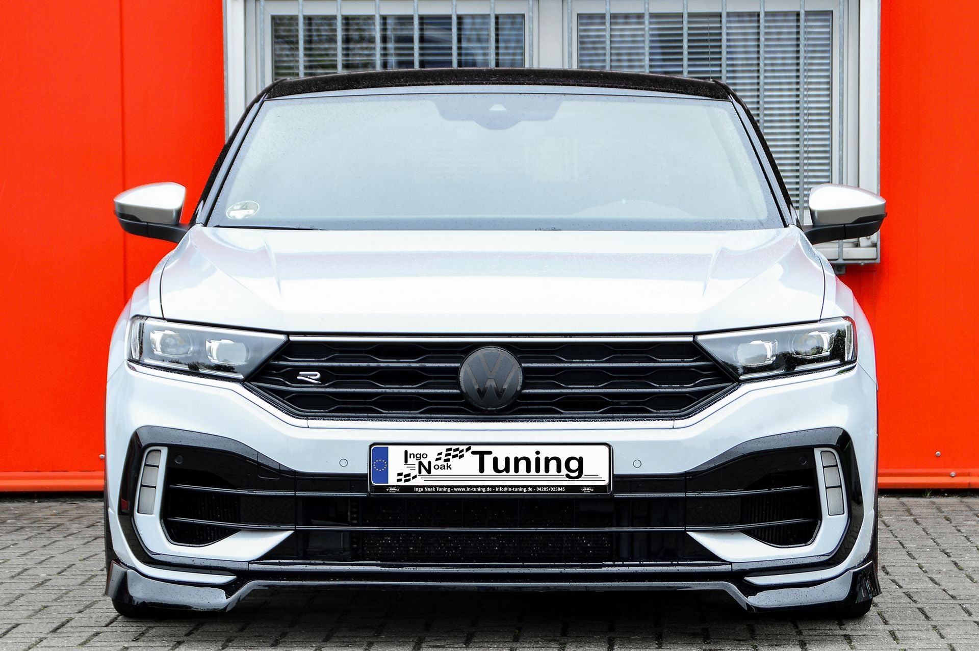 Cuplippe Spoilerschwert aus ABS für VW T-ROC R (Schwarz Matt)