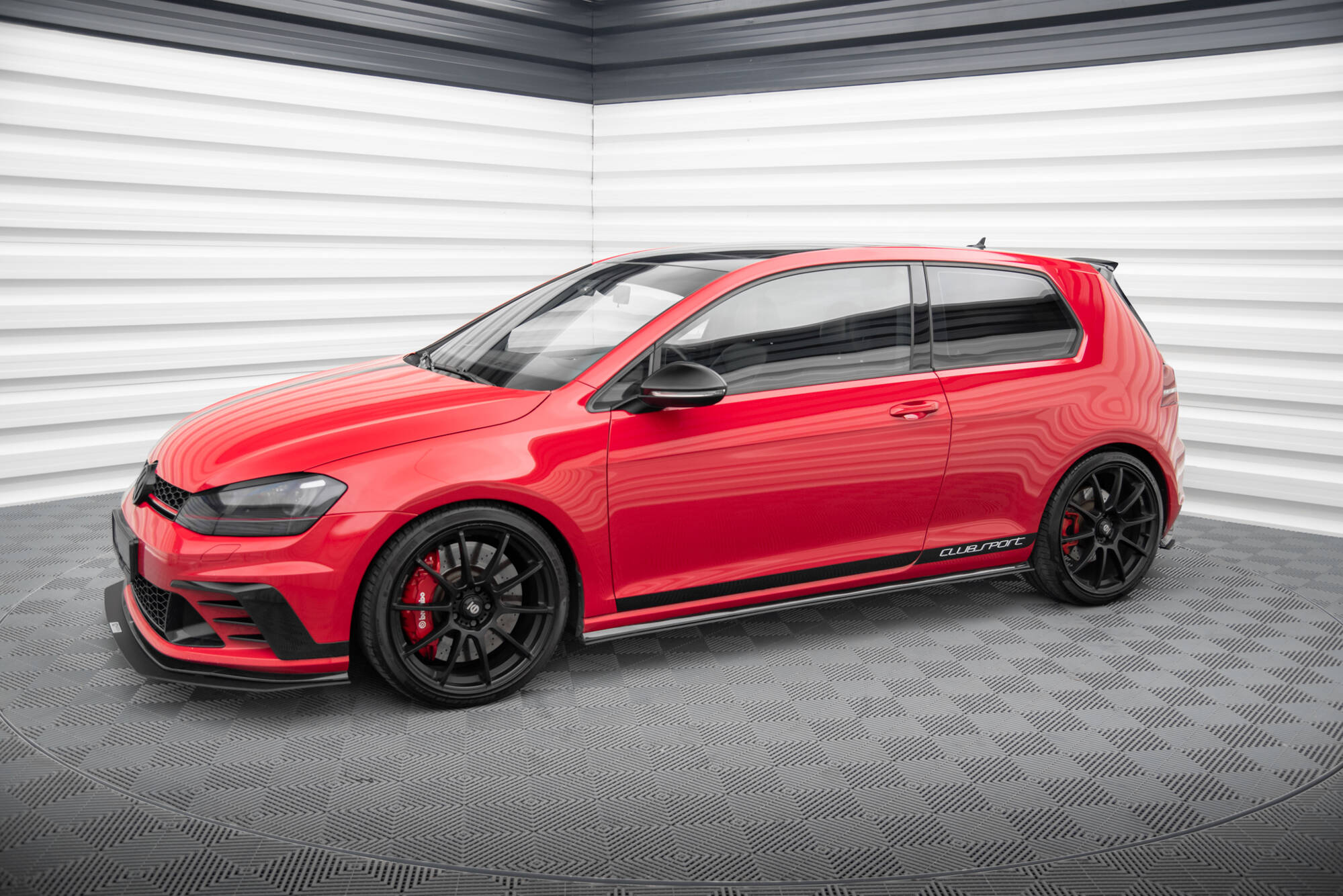 Street Pro Seitenschweller Leisten passend für VW Golf 7 GTI CLUBSPORT