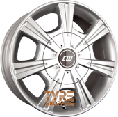 BORBET CH Crystal Silver Einteilig 17 Zoll