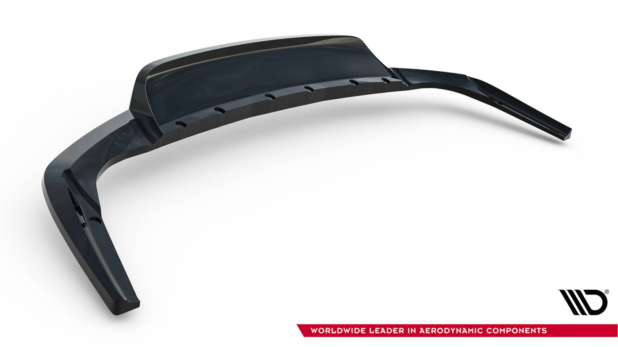 Diffusor Heckansatz passend für Maserati Levante GT Mk1 FL schwarz Hochglanz