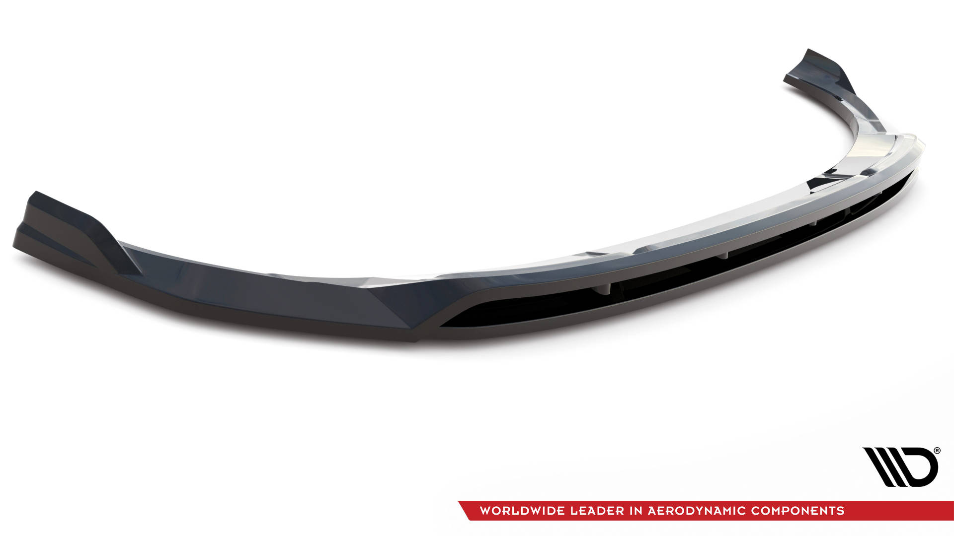 Street+ Spoilerlippe Front Ansatz V.2 passend für Audi e-tron schwarz Hochglanz