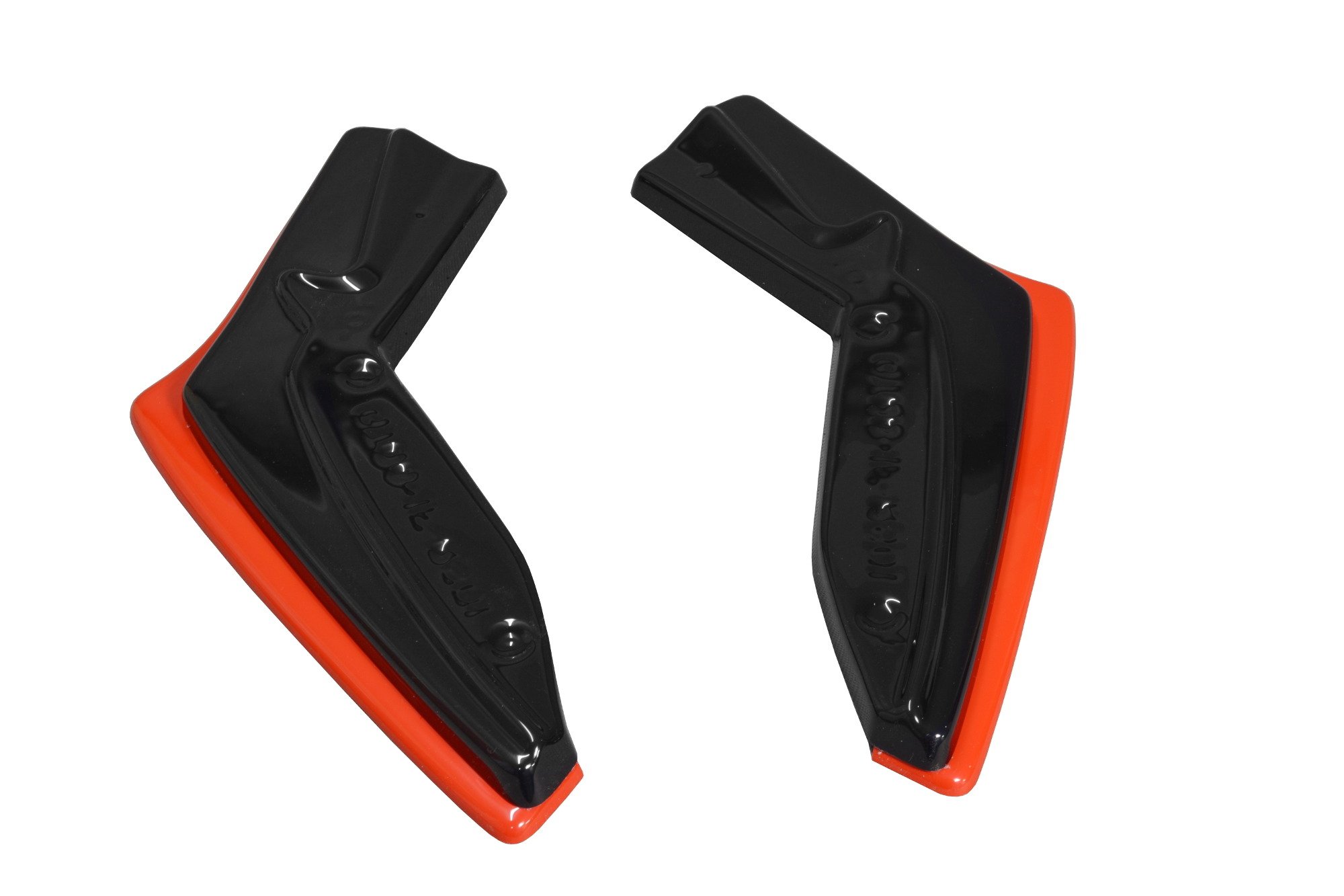 Heck Ansatz Flaps Diffusor V.2 für Toyota GT86 Facelift schwarz Hochglanz