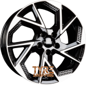 DBV NAPOLI AP DARK - Schwarz Frontpoliert Einteilig 17 Zoll