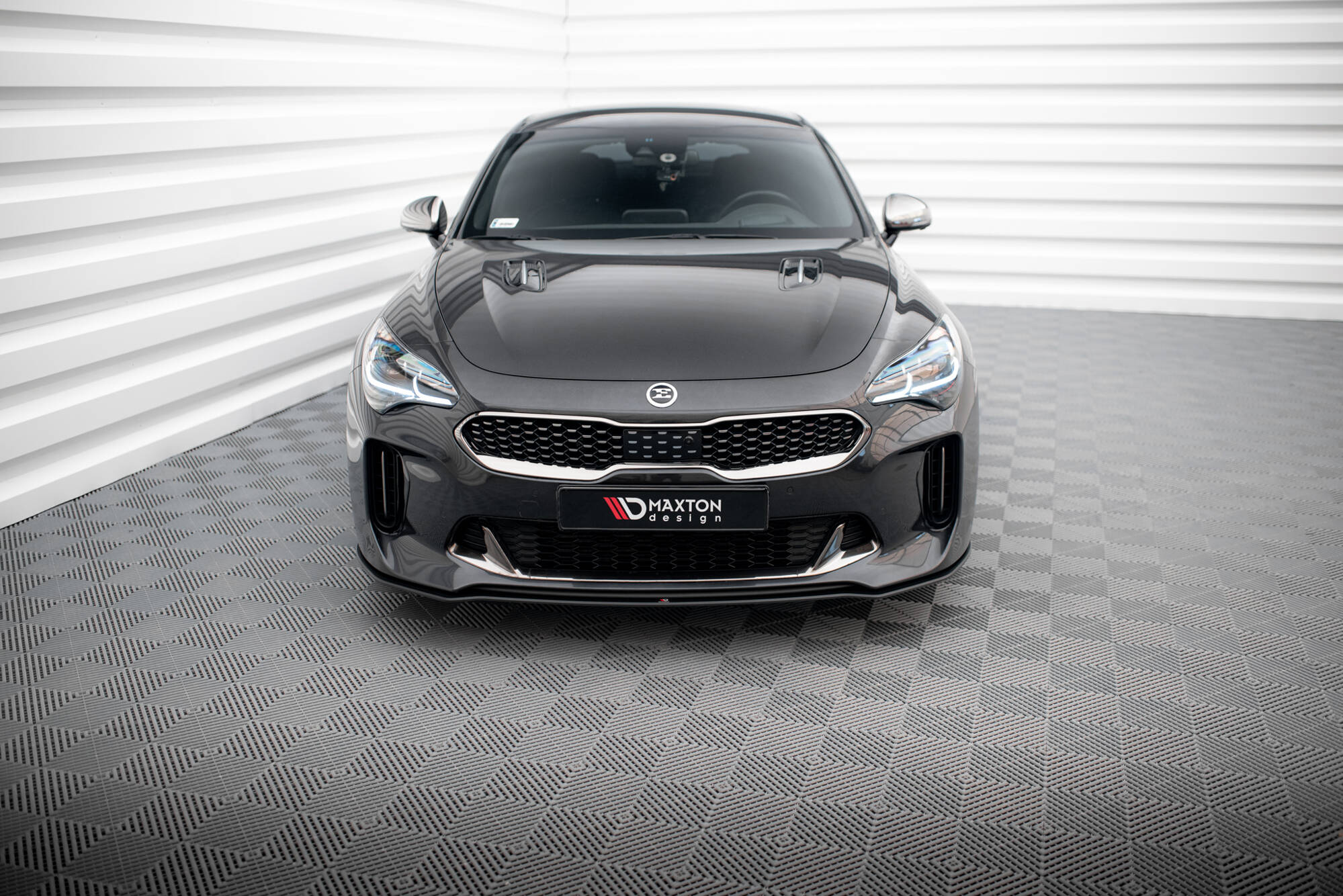 Street Pro Spoilerlippe Front Ansatz passend für Kia Stinger GT / GT-Line / Standard Mk1