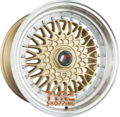 JAPAN RACING WHEELS JR9 Gold Einteilig 17 Zoll