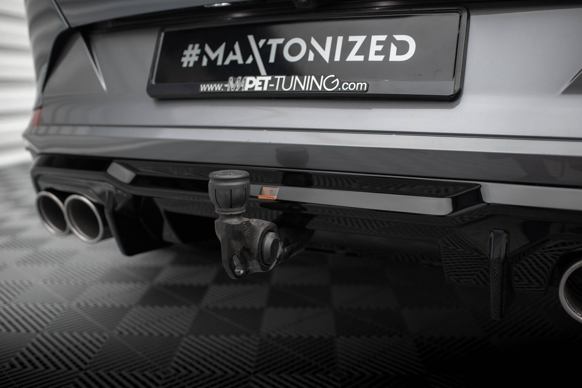 Heckansatz Diffusor V.3 passend für CUPRA Formentor VZ Mk1 / Mk1 FL schwarz Hochglanz