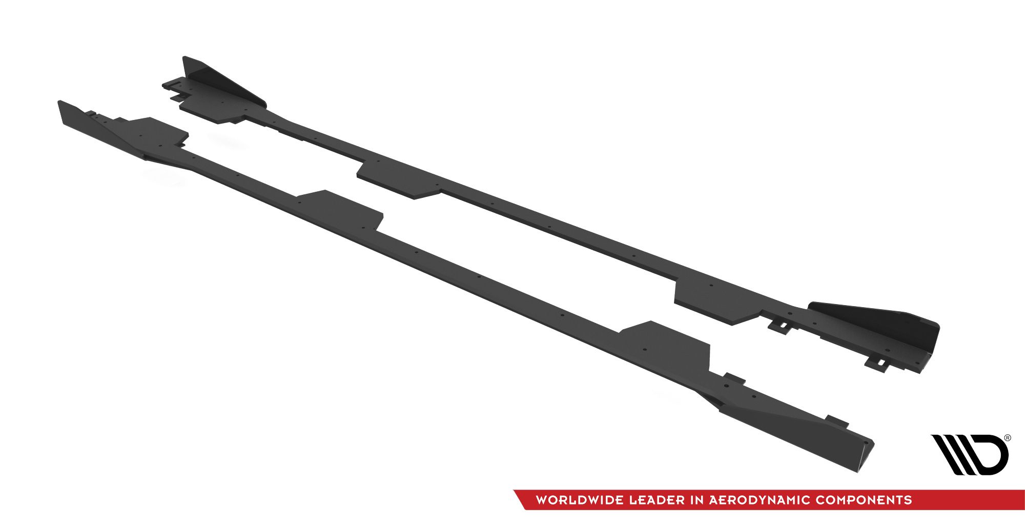 Street Pro Seitenschweller Leisten + Flaps passend für Subaru BRZ Mk1 / Mk1 FL schwarz Hochglanz