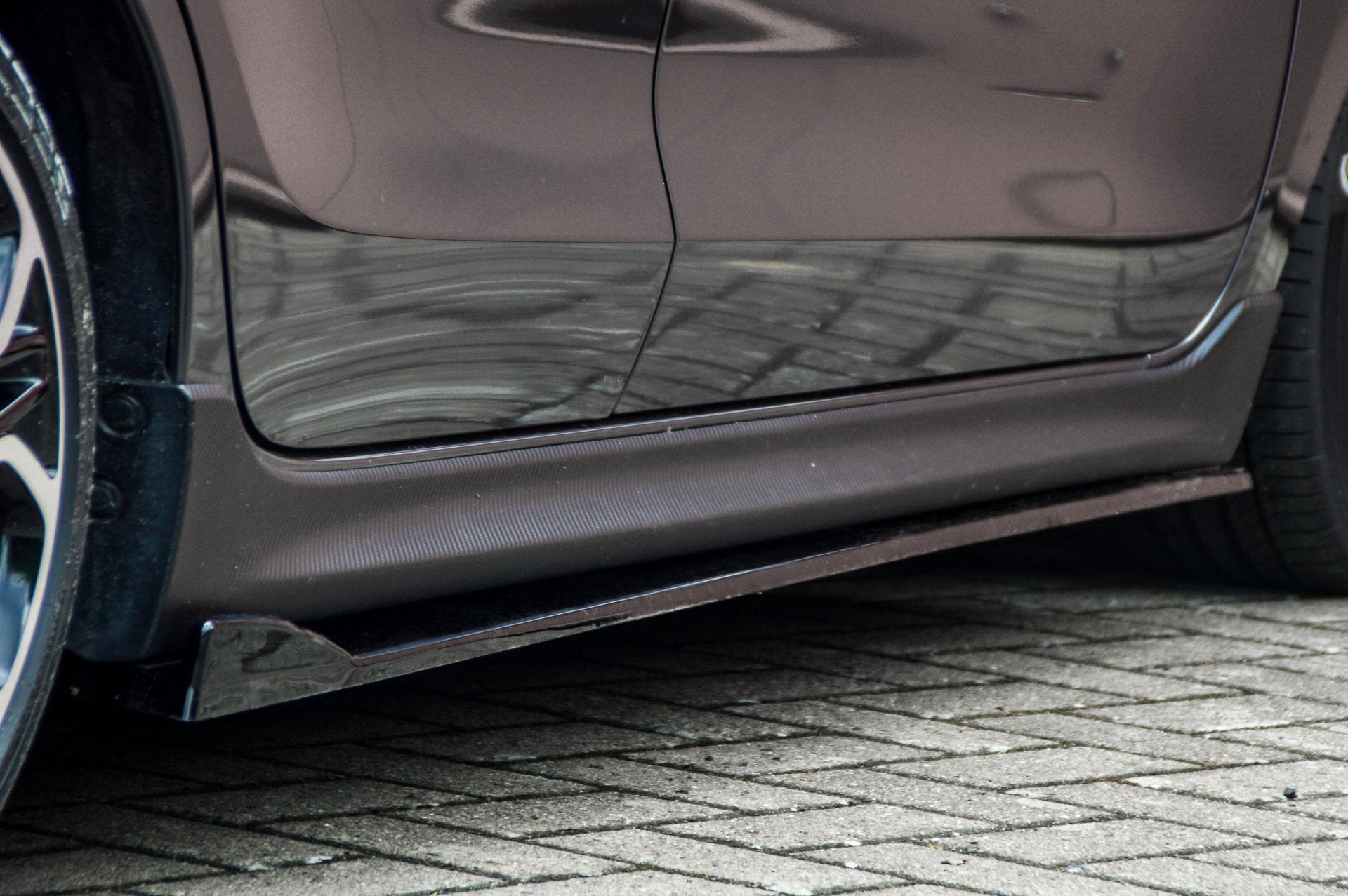 Seitenschweller im Cup3 Look für Suzuki Swift SportRZ/AZ (Schwarz Matt)