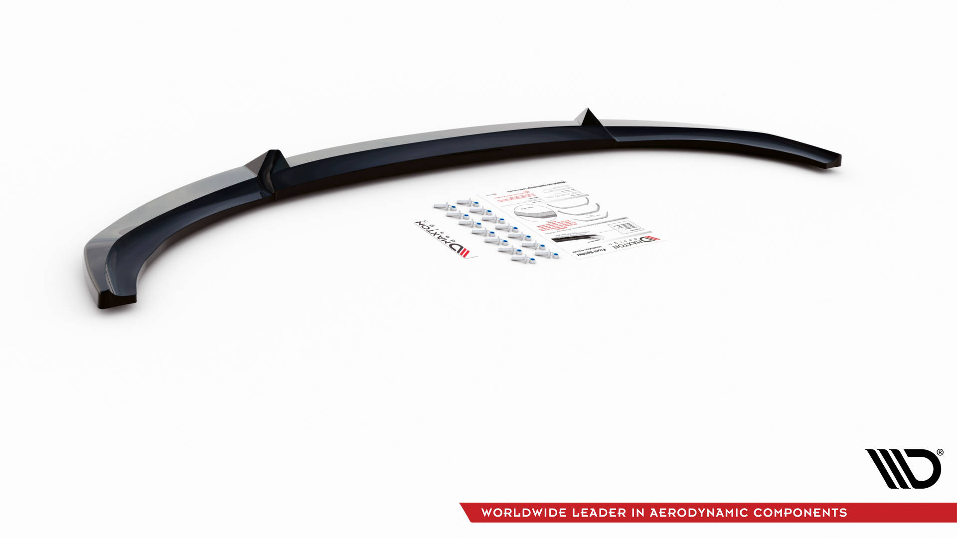 Street+ Spoilerlippe Front Ansatz V.2 passend für BMW 1er F20 schwarz Hochglanz