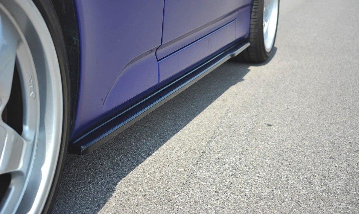 Street+ Seitenschweller Leisten passend für Honda S2000 schwarz Hochglanz