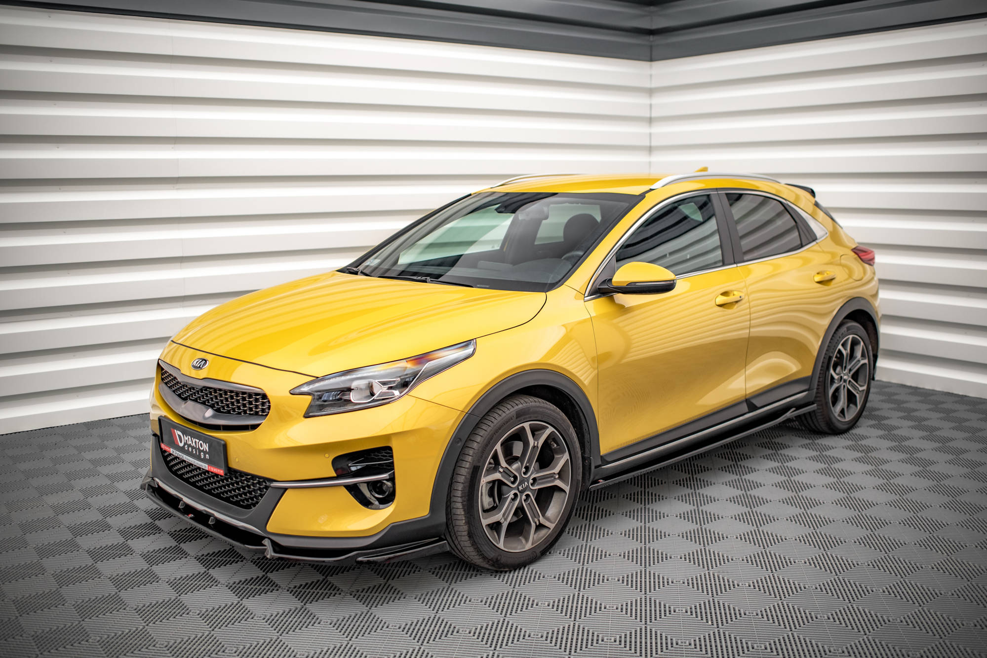 Street+ Seitenschweller Leisten passend für Kia XCeed Mk1 schwarz Hochglanz