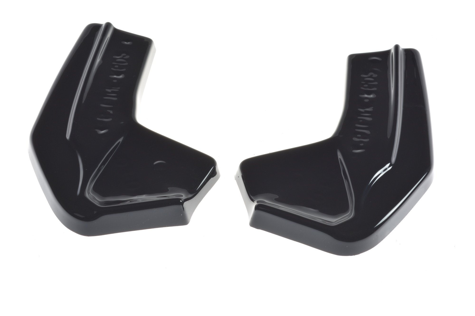 Heck Ansatz Flaps Diffusor V.2 für Für heckansatz v.1 Ford Focus Hatchabck ST-Line schwarz Hochglanz