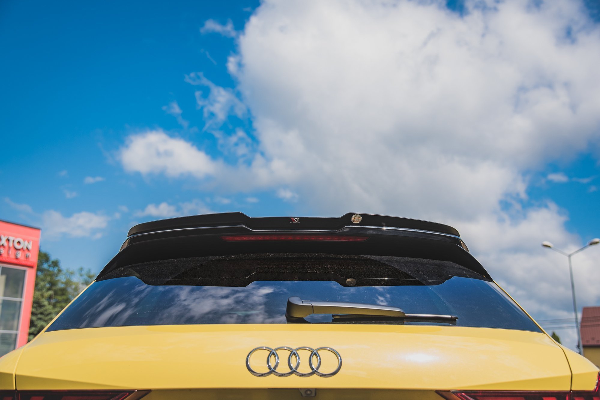 Spoiler CAP für Audi A1 S-Line GB schwarz Hochglanz