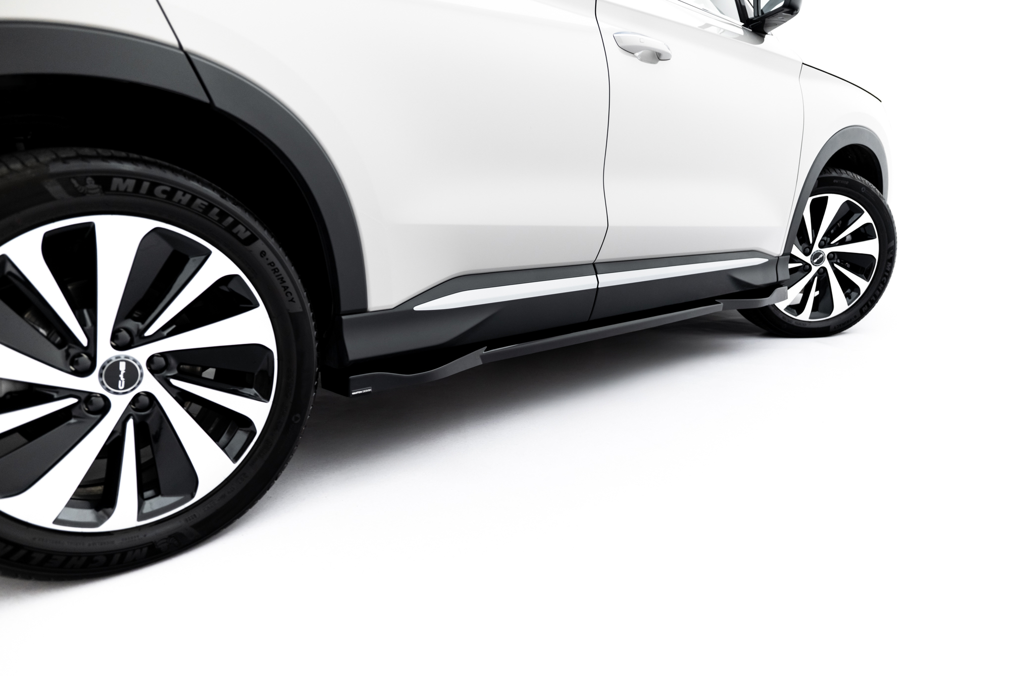 Seitenschweller Ansatz Paar passend für BYD Seal U Mk1 schwarz Hochglanz