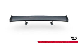 Carbon Heck Spoiler Heckflügel Standfuß Innen + LED passend für Audi A3 / A3 S-Line / S3 / RS3 Limousine 8V / 8V FL