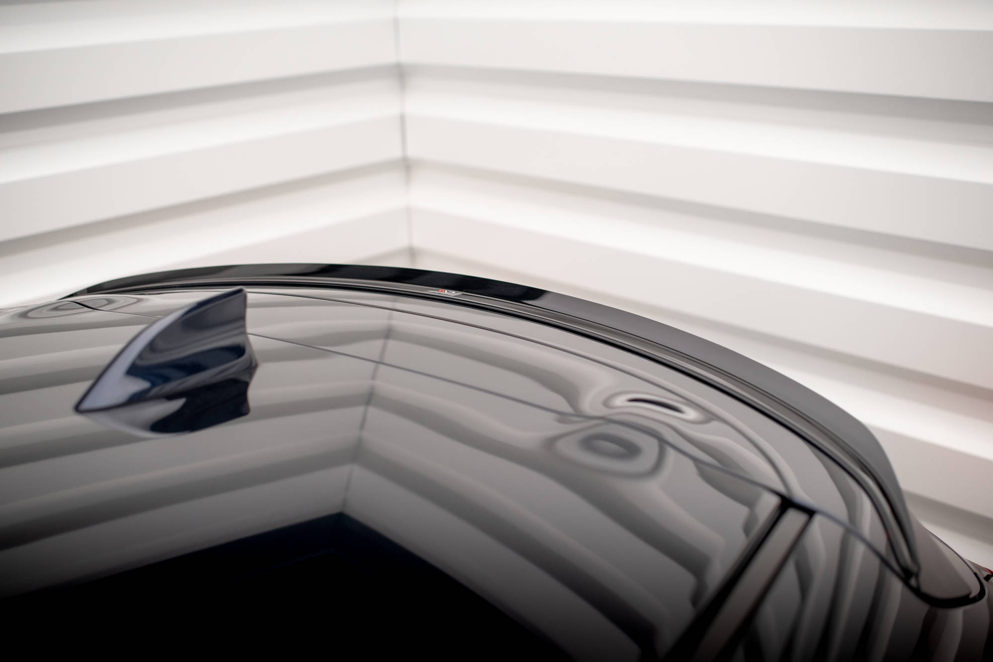 Spoiler CAP für Mazda 3 BN Mk3 schwarz Hochglanz
