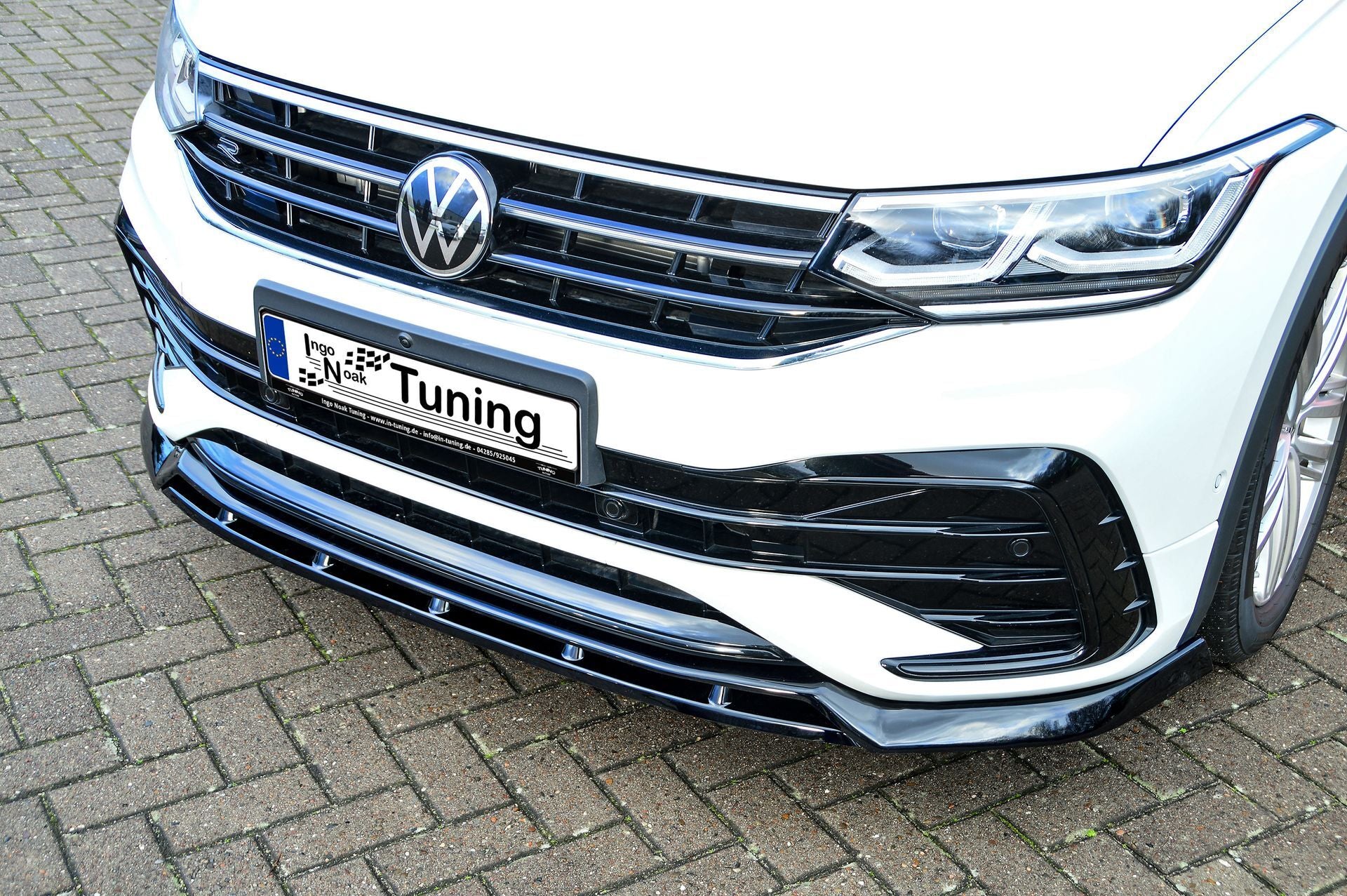 Cuplippe Spoilerschwert V2 aus ABS für VW Tiguan 2 AD1 (Schwarz Matt)