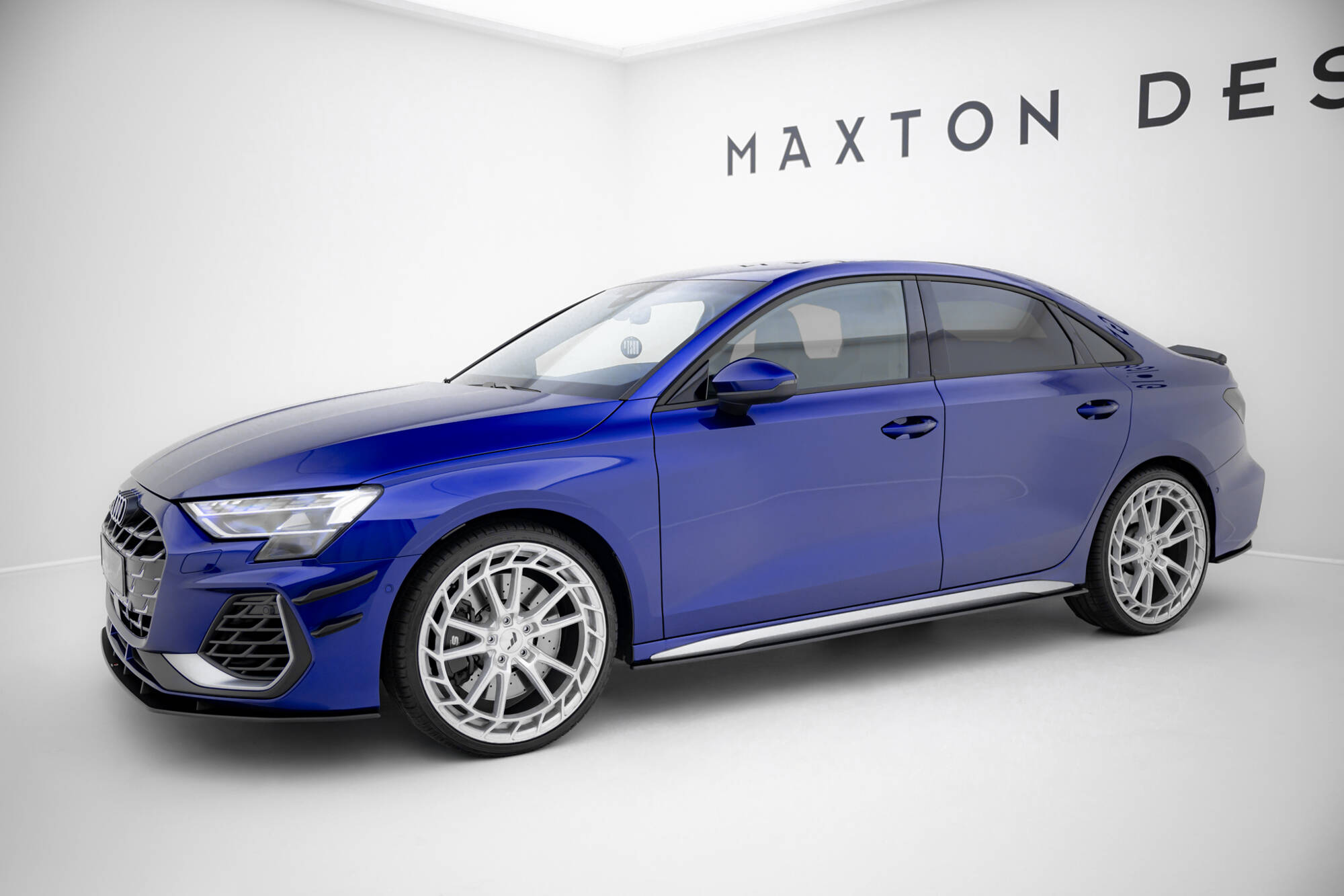 Street Pro Seitenschweller Leisten V.2 passend für Audi A3 S-Line Limousine / S3 Limousine 8Y / 8Y FL