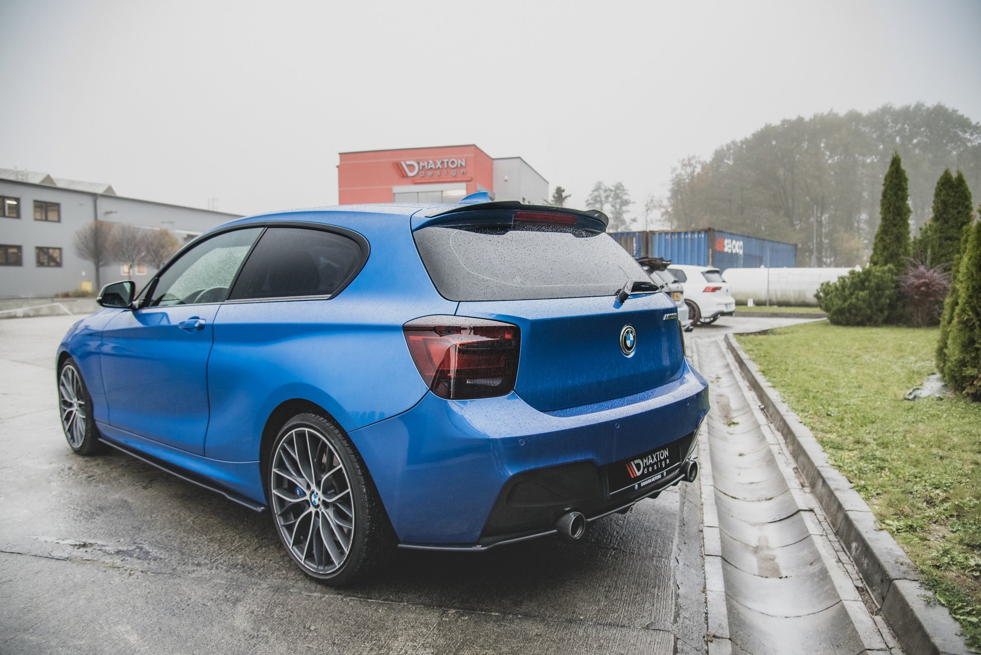 Street Pro Heck Ansatz Flaps passend für BMW M135i F20 rot