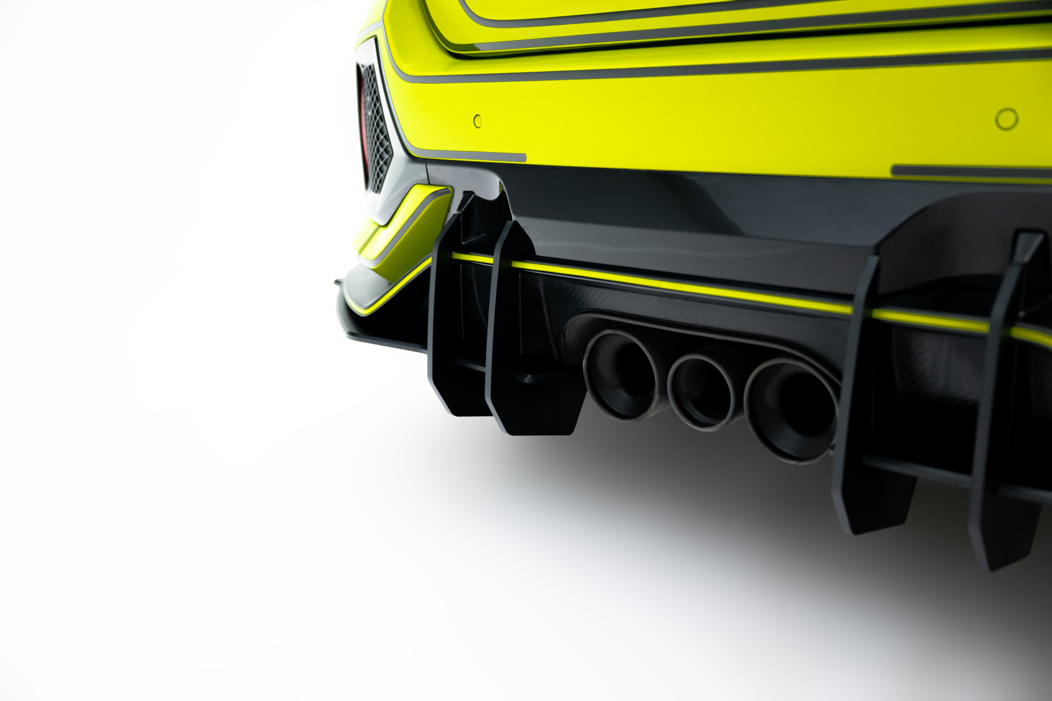Street Pro Heck Ansatz Diffusor V.2 passend für Honda Civic Type-R Mk10 / Mk10 FL