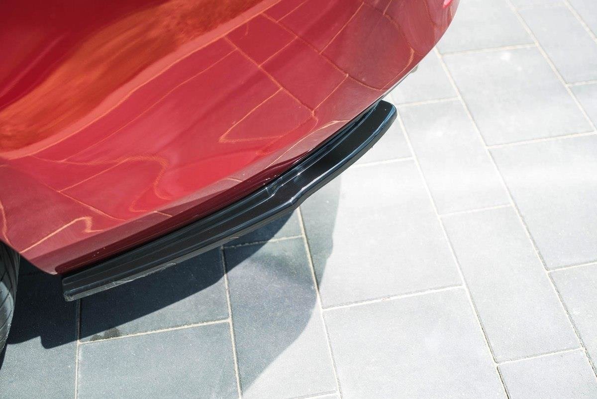 Heck Ansatz Flaps Diffusor V.1 für Mazda 6 GJ Mk3 Facelift schwarz Hochglanz