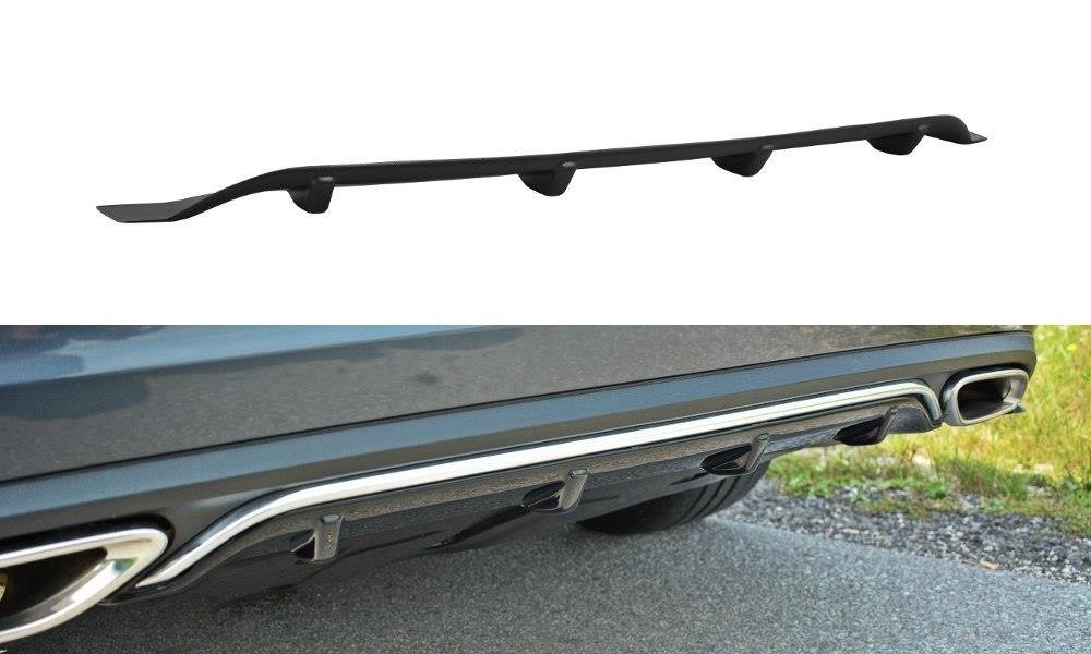 Diffusor Heck Ansatz für Mercedes E W212 Carbon Look