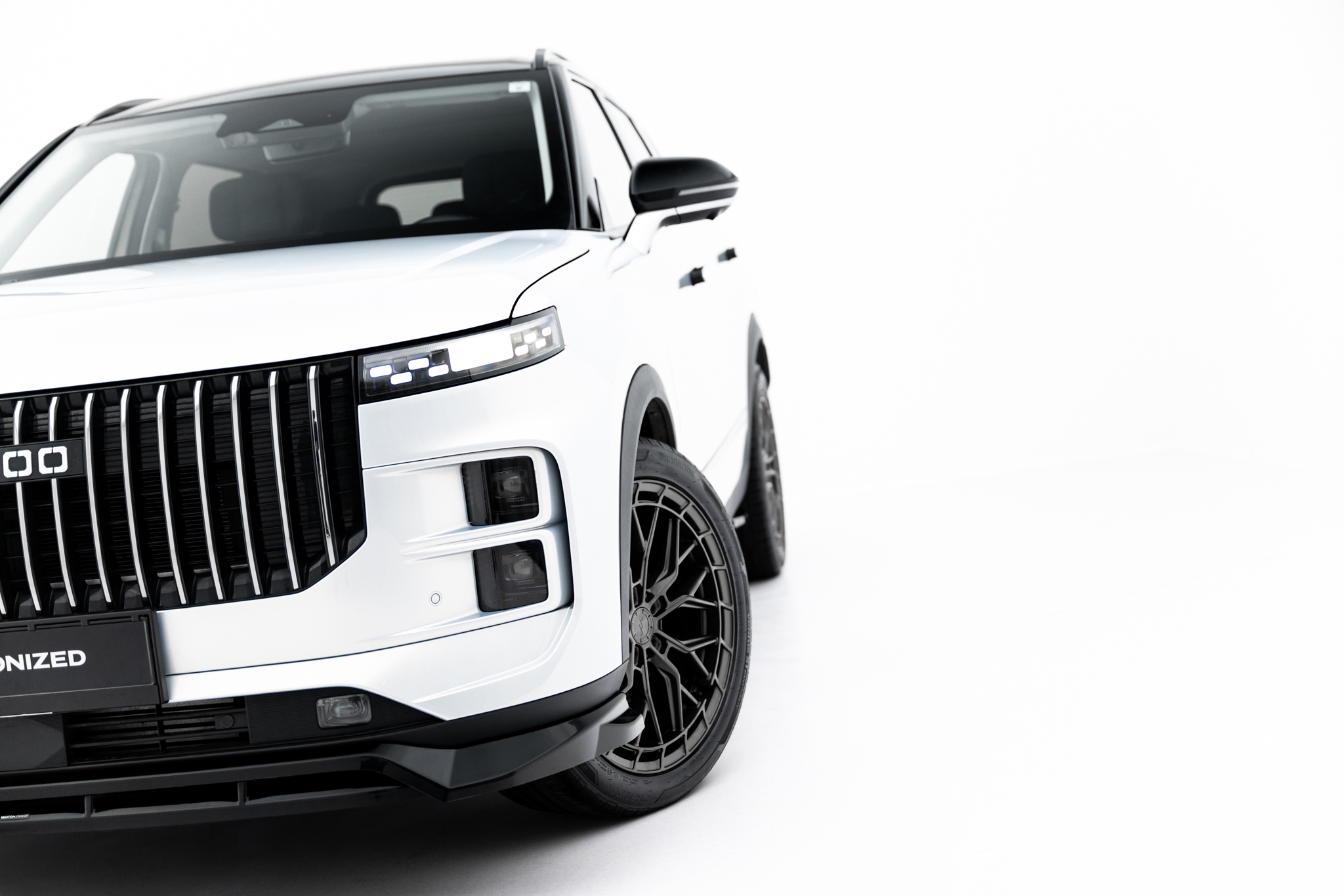 Frontlippe passend für Jaecoo 7 Mk1 schwarz Hochglanz