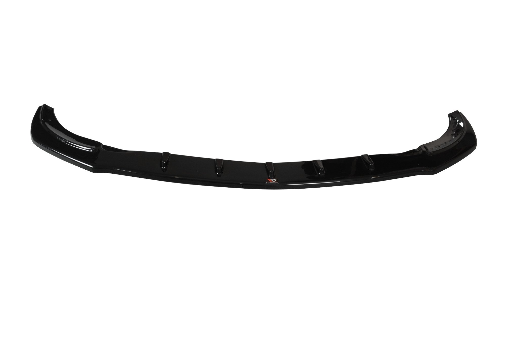 Front Ansatz V.1 für Mercedes CLA C117 AMG-LINE FACELIFT schwarz Hochglanz