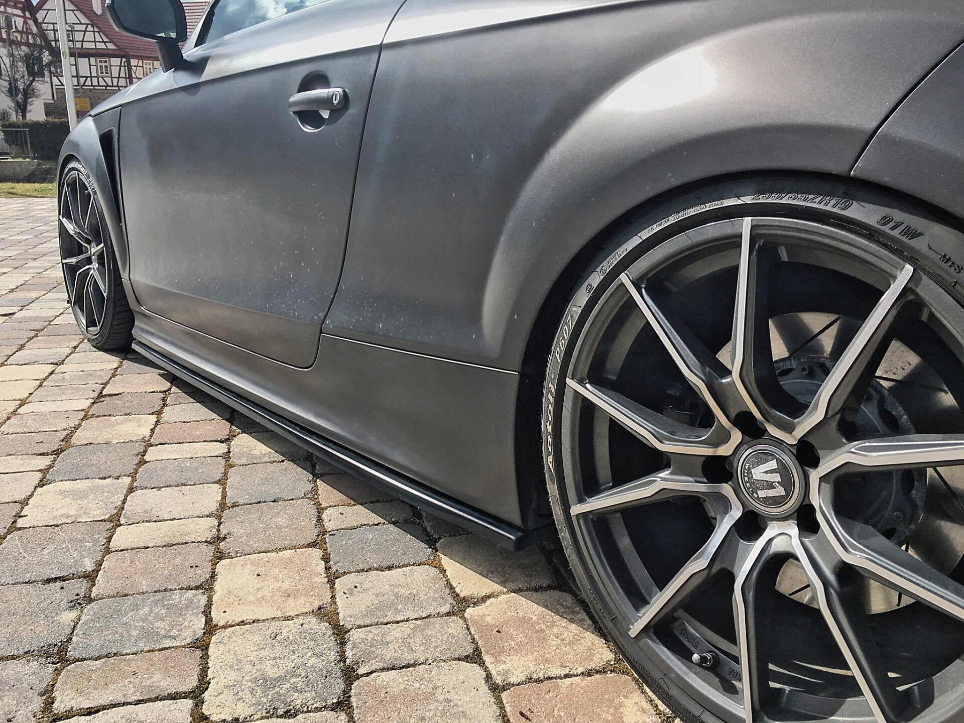 Bodykit für Audi TT RS 8J Bj.2009-2014 (Schwarz Matt)