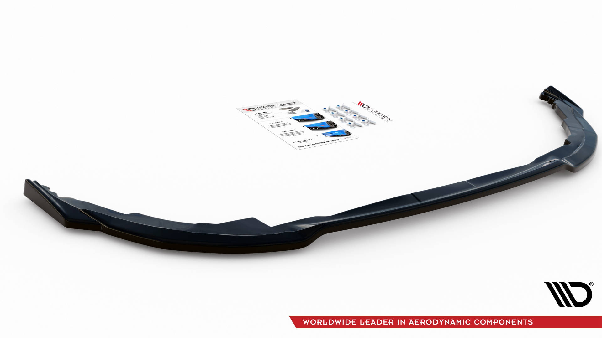 Street+ Mittlerer Diffusor Heck Ansatz passend für Toyota Corolla GR Sport Hatchback XII schwarz Hochglanz