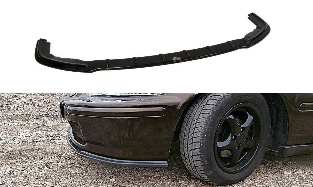 Street+ Spoilerlippe Front Ansatz passend für Honda Civic MK6 EJ9 schwarz Hochglanz