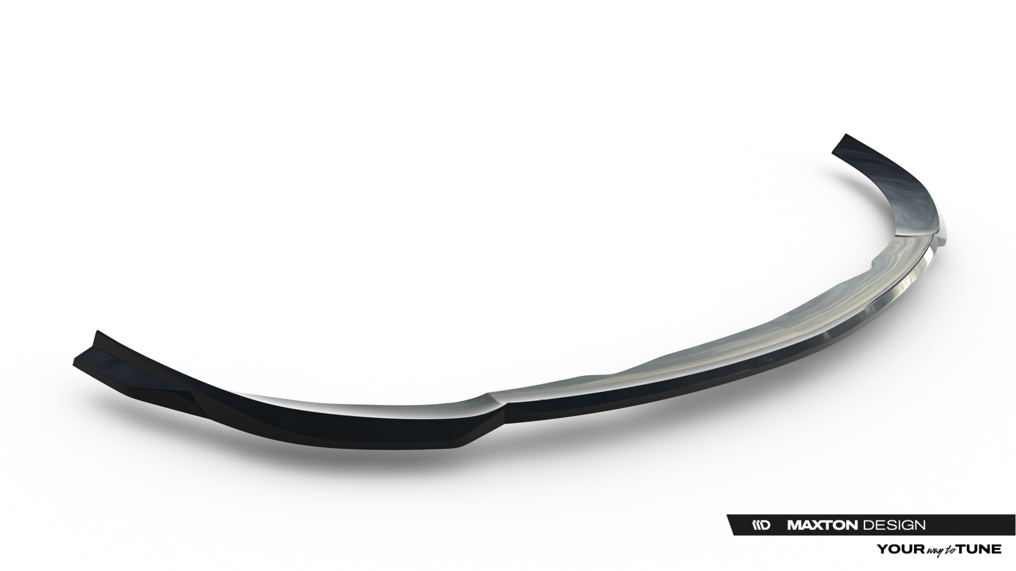 Frontlippe V.2 passend für Mercedes-AMG C63 Limousine / Kombi W206 / S206 schwarz Hochglanz