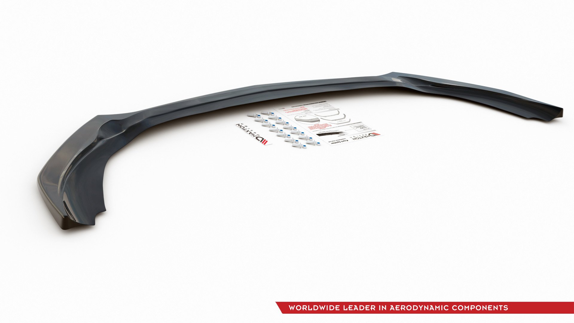Front Ansatz V.2 für Mercedes A35 AMG Aero W177 schwarz Hochglanz