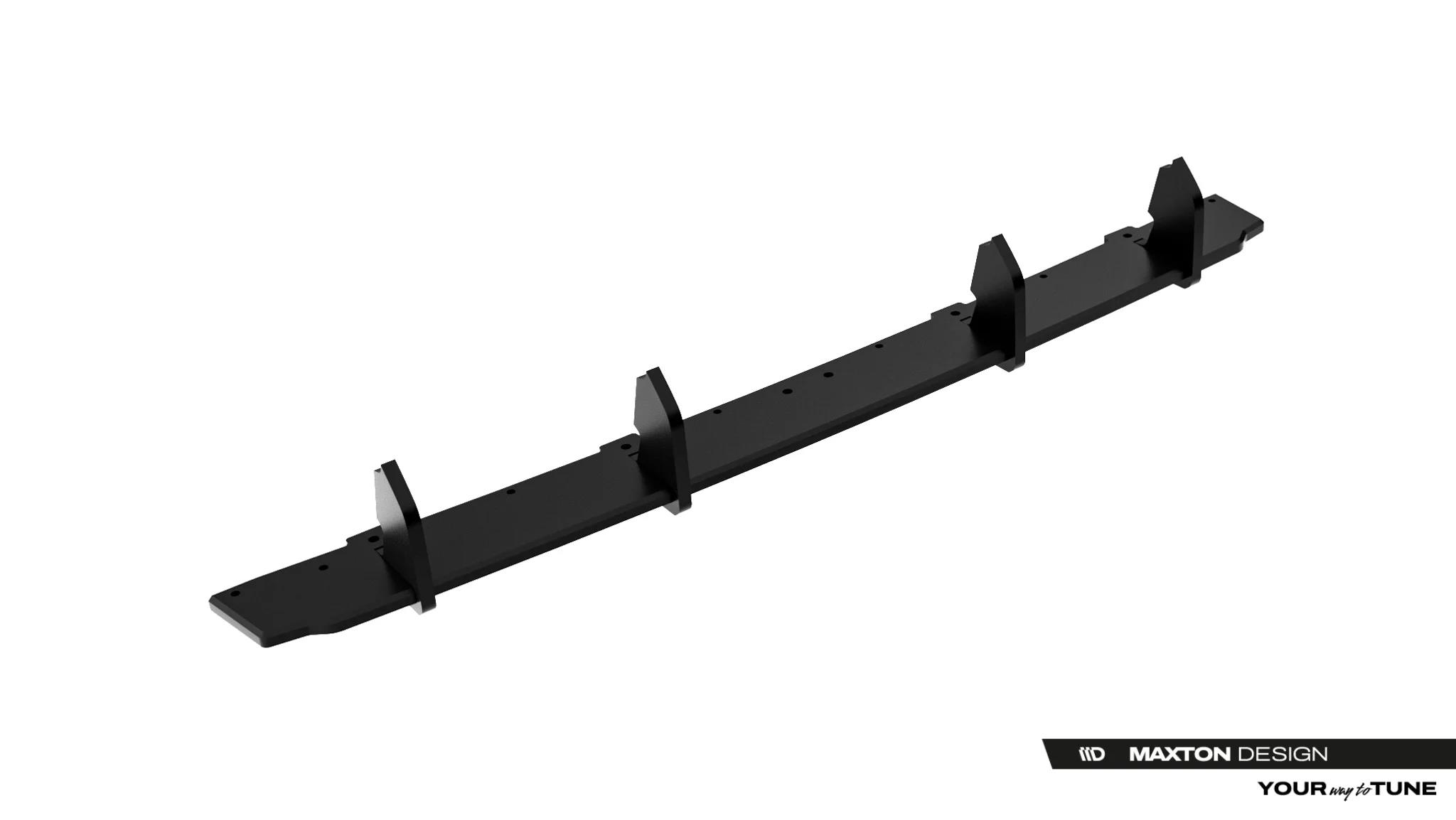 Heckansatz Diffusor passend für Toyota GR Yaris Mk4 Facelift schwarz matt
