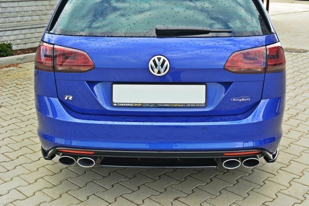 Heckansatz VW GOLF 7 R VARIANT schwarz Hochglanz