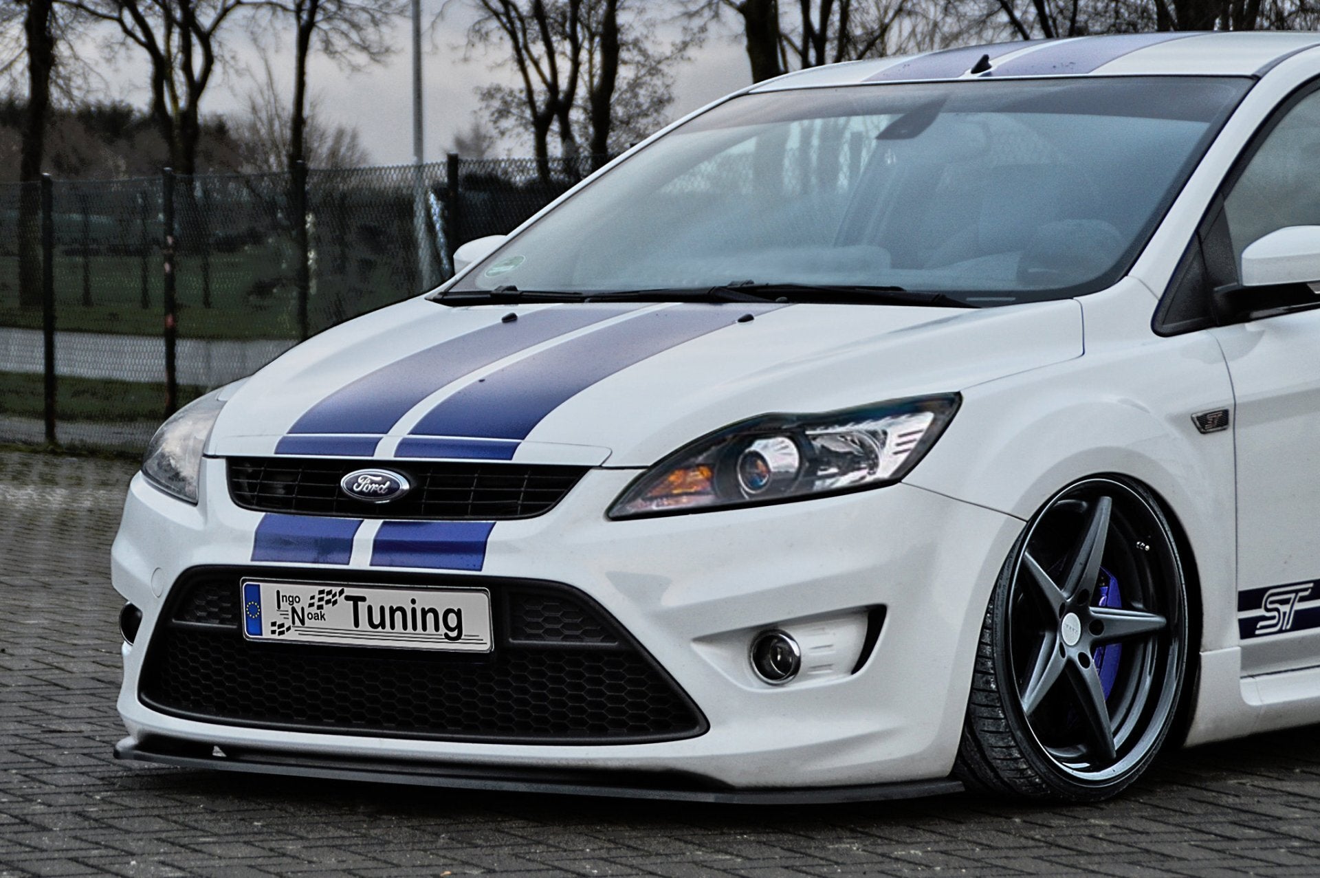 Bodykit für Ford Focus ST DA3 FL Bj.2007-2010 (Schwarz Matt)