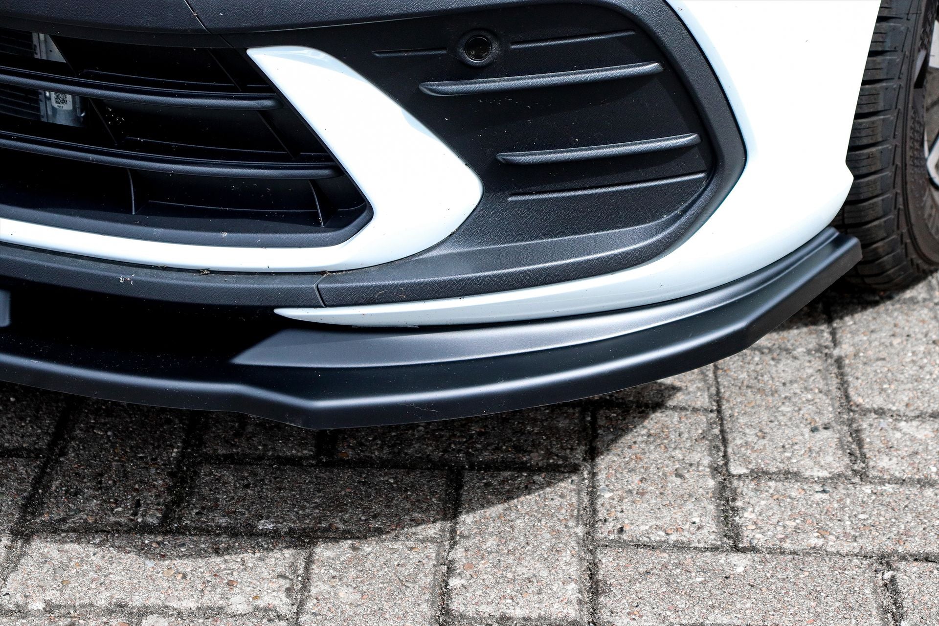 Spoilerschwert Cuplippe für VW Polo 6 2G Facelift (Schwarz Matt)