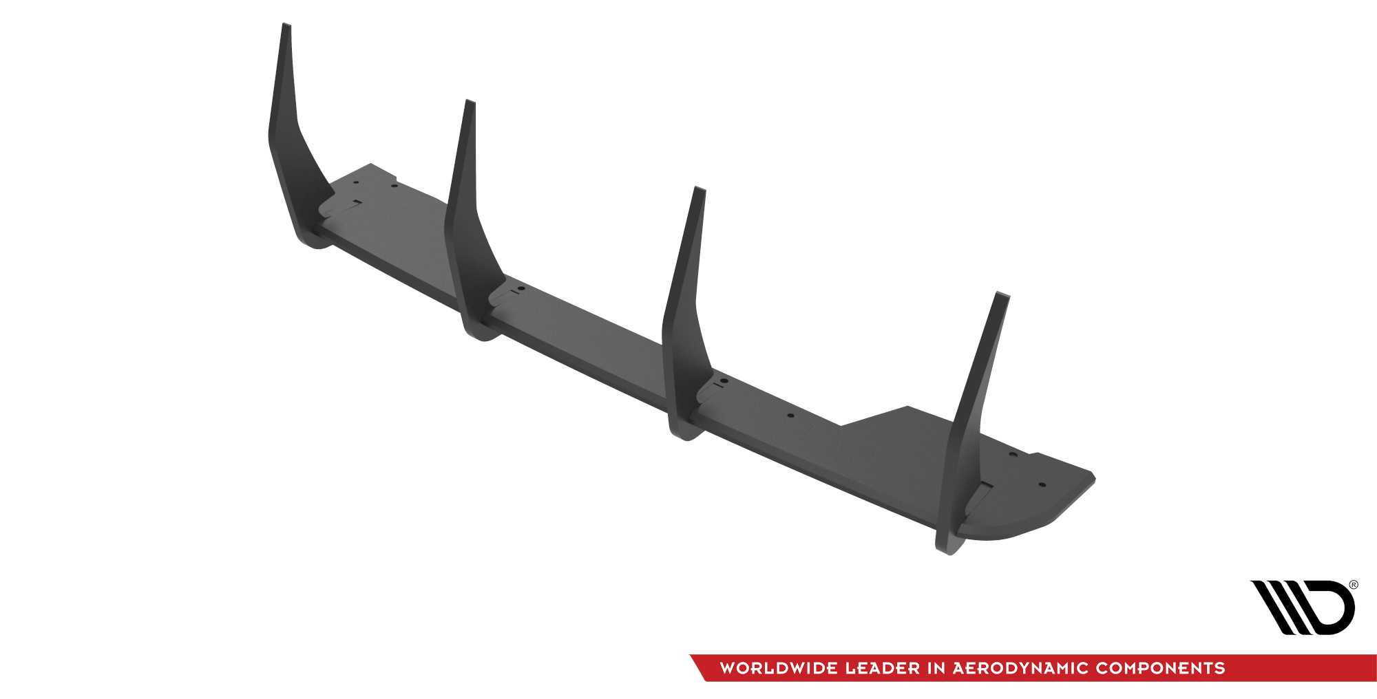 Street Pro Heckschürze Heck Ansatz Diffusor passend für Hyundai Kona N Mk1 rot