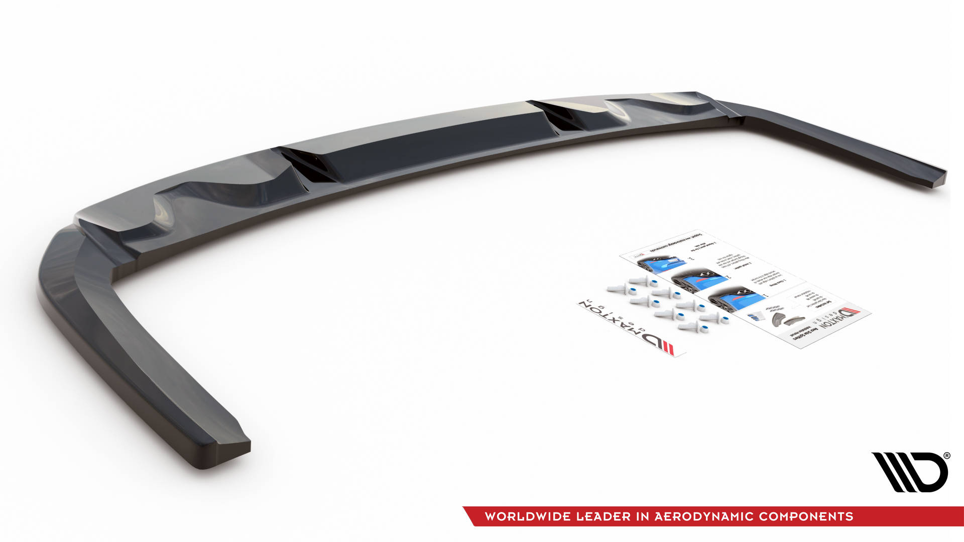 Street+ Mittlerer Diffusor Heck Ansatz passend für Audi RS3 Limousine 8Y schwarz Hochglanz