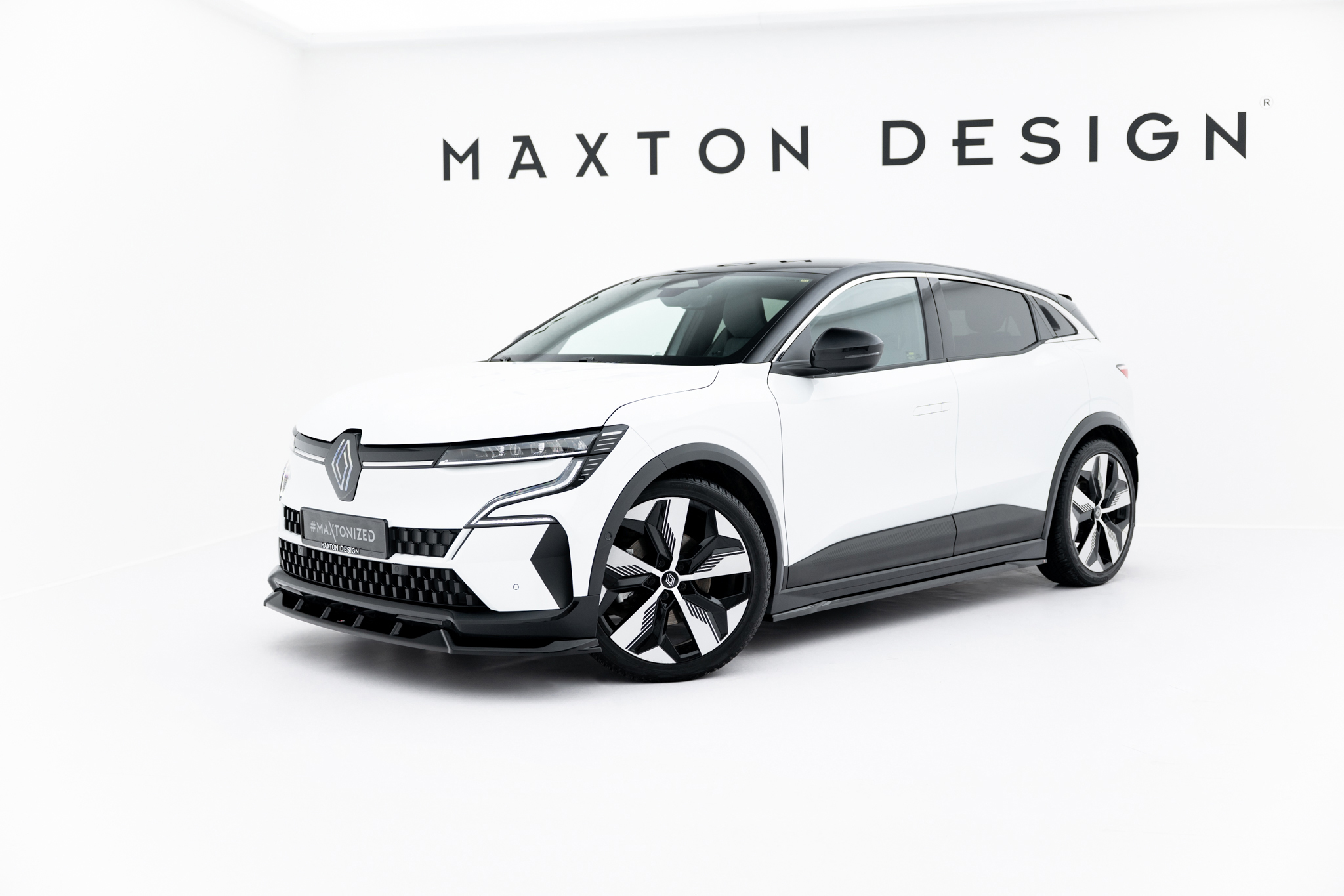 Street+ Seitenschweller Leisten passend für Renault Megane E-Tech Electric Mk1 schwarz Hochglanz