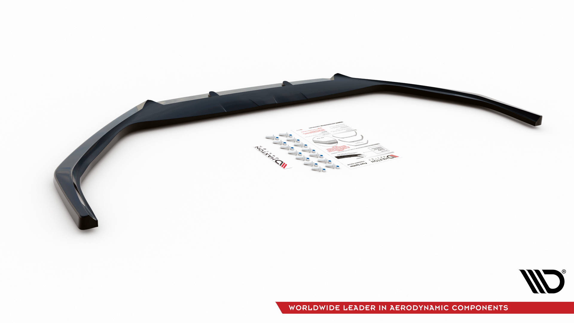 Street+ Spoilerlippe Front Ansatz V.1 passend für Peugeot 508 GT Mk1 FL schwarz Hochglanz