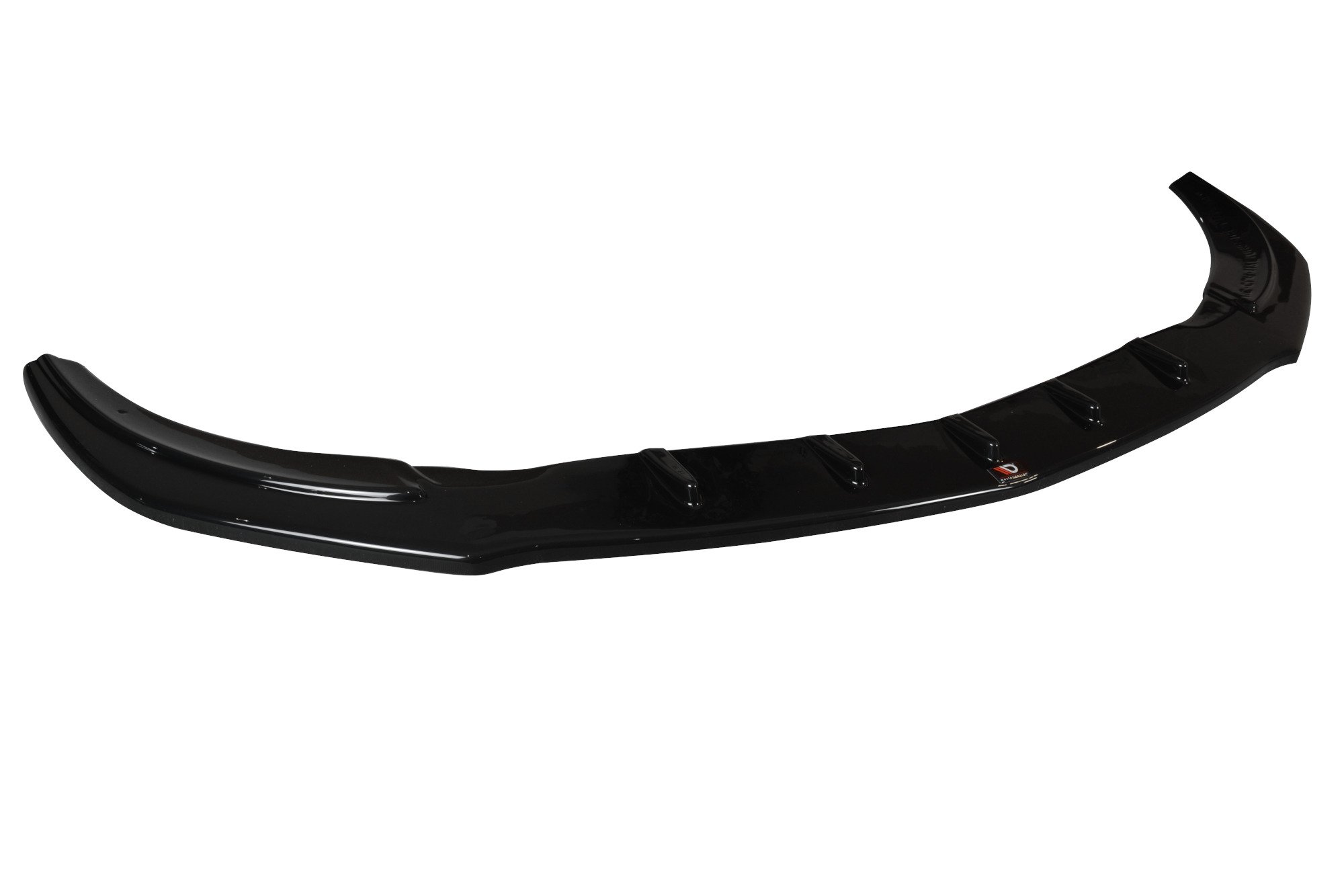 Front Ansatz V.1 für Mercedes CLA C117 AMG-LINE FACELIFT schwarz Hochglanz