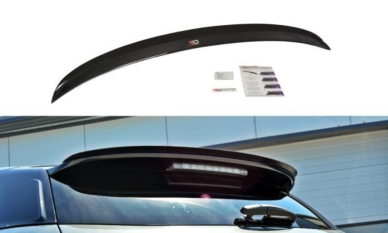 Spoiler CAP für Citroen DS5 schwarz Hochglanz