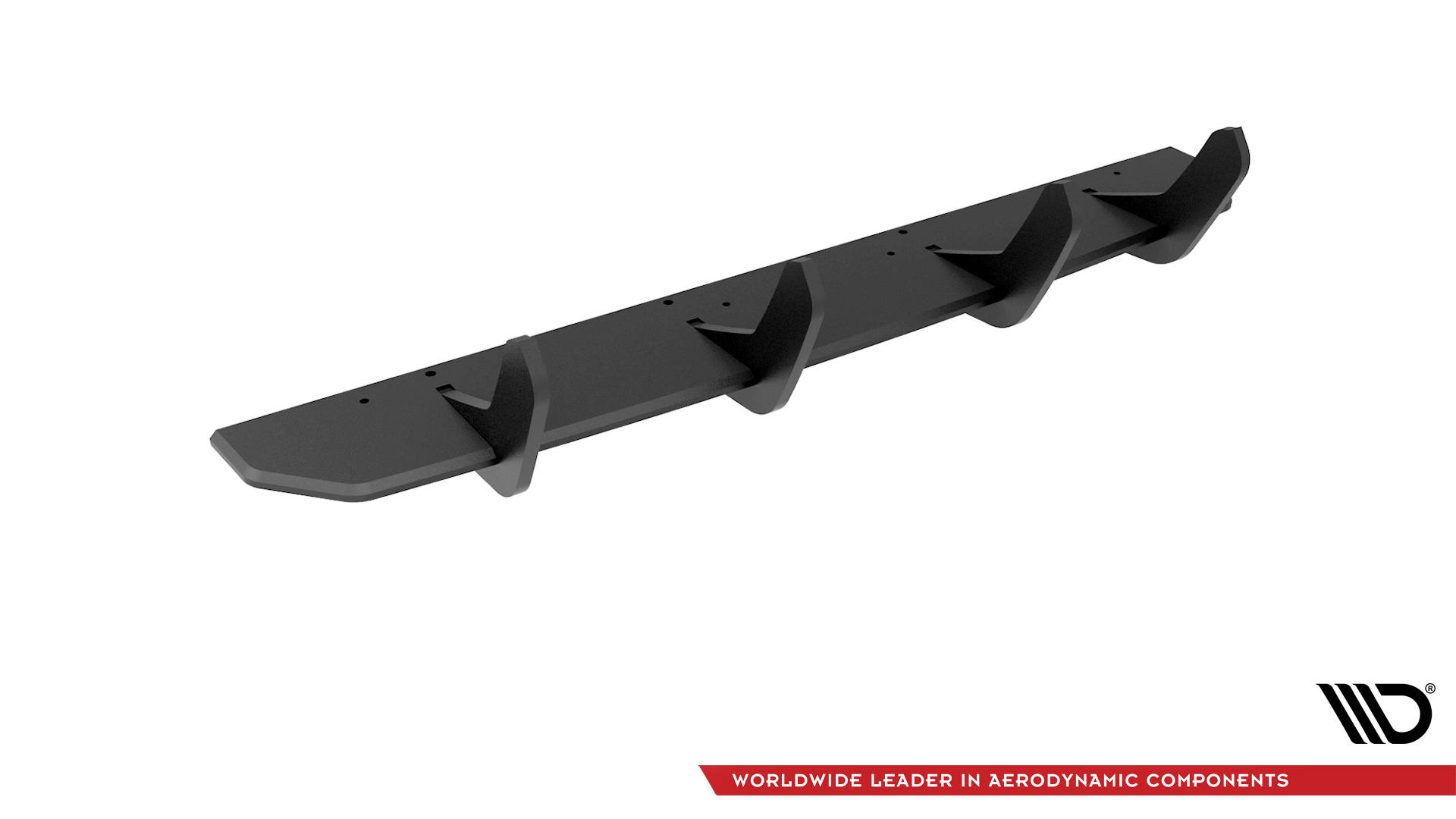 Street Pro Heckschürze Heck Ansatz Diffusor passend für Volvo XC60 R-Design Mk1 FL schwarz-rot