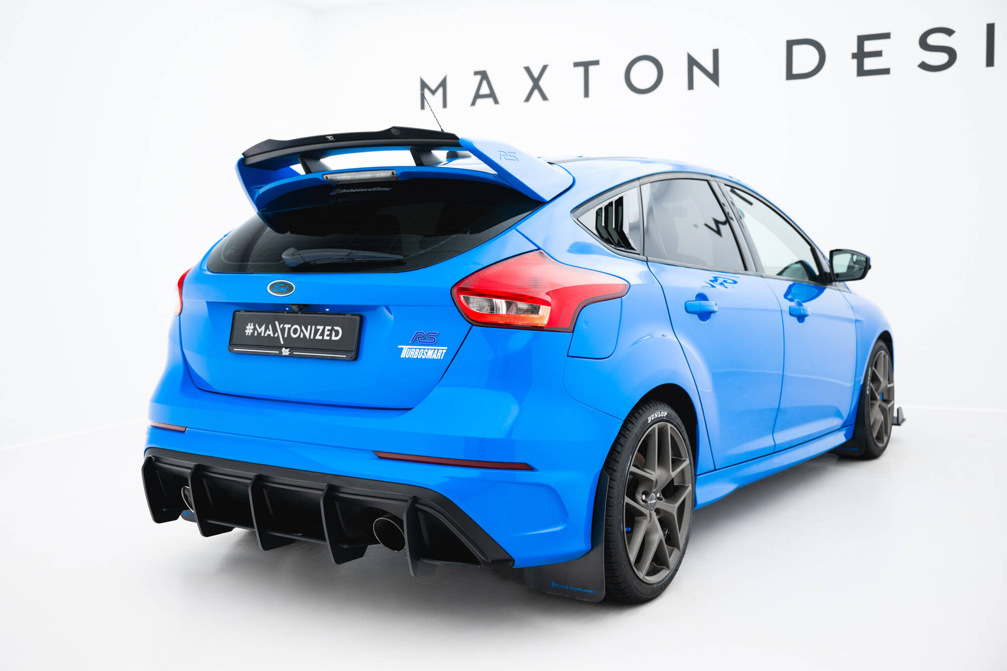 Street Pro Heckschürze Heck Ansatz Diffusor V.2 passend für Ford Focus RS Mk3 US-Spec Version