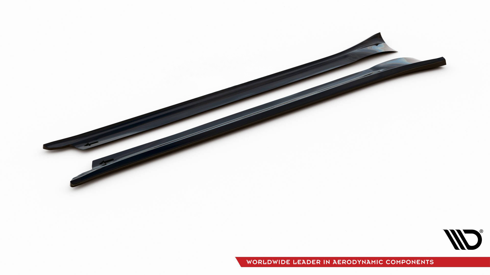 Seitenschweller Ansatz für Porsche 911 Carrera 991 Facelift schwarz Hochglanz